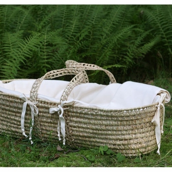 organic cotton moses basket <br>  Please contact us for pricing