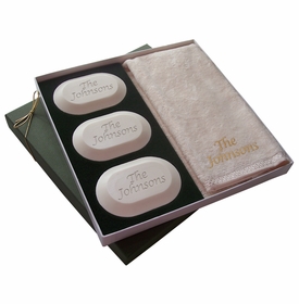 Original Luxury Personalized Soap Gift Set: Name