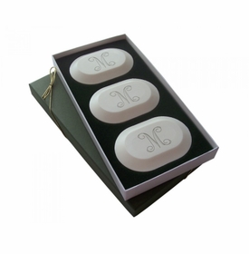 Oval Initial Box Set of Soaps