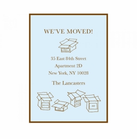 Packing Boxes Moving Card