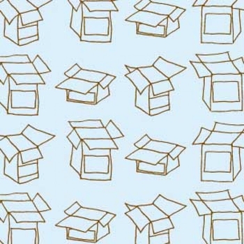 packing boxes moving card