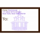 pagoda purple mailing stickers