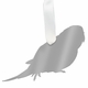 Parakeet Christmas Ornament - Gold