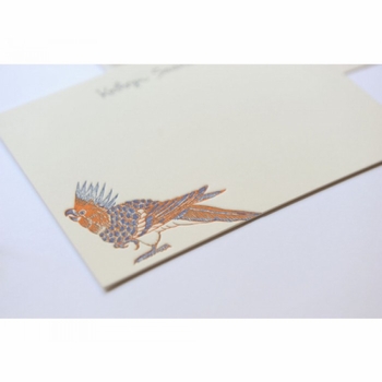 parrot note cards