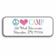 Peace Love Camp Address Labels