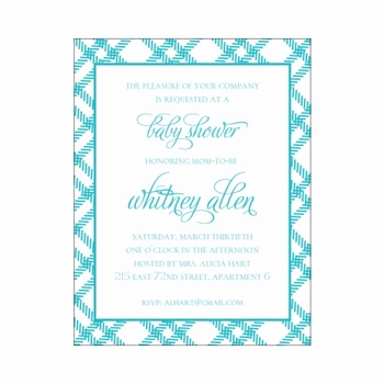 peacock plaid baby showers