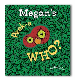 peek a who - personalized board book