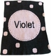 perforated circle and polka dots