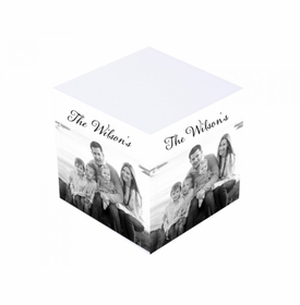 Persoanlized Photo Sticky Note Cube