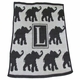 personalised walking elephants blanket