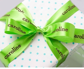 Personalized 1 1/2" Satin Ribbon