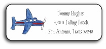 Personalized Address Labels - Airplane