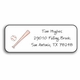 personalized address labels  baseball buff