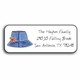 Personalized Address Labels - Beach Hat