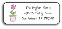 Personalized Address Labels - Blooming Pink