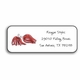 personalized address labels  cheer squad