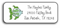 Personalized Address Labels - Fish in the Sea