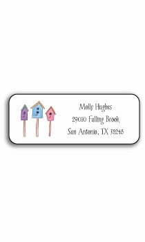 personalized address labels - for the birds