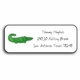 Personalized Address Labels - Green Gator
