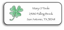Personalized Address Labels - Lucky Clover
