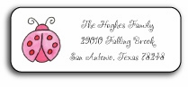 Personalized Address Labels - Lucky Ladybugs