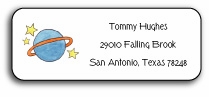 Personalized Address Labels - Outer Space