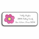 Personalized Address Labels - Pink Daisy