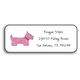 Personalized Address Labels - Preppy Pink