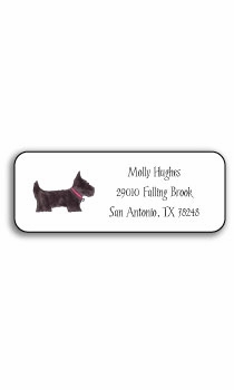 Personalized Address Labels - Preppy Pups