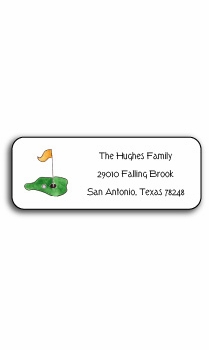 personalized address labels - tee it up