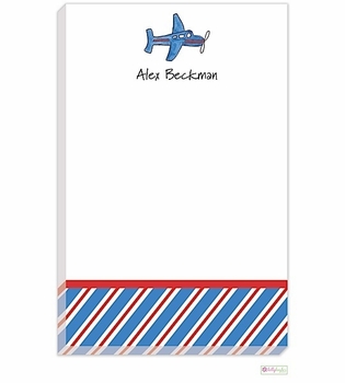 Personalized - Airplane Notepad
