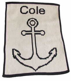 personalized anchor blanket