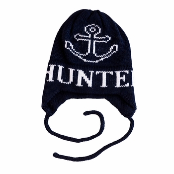 personalized anchor hat with earflaps