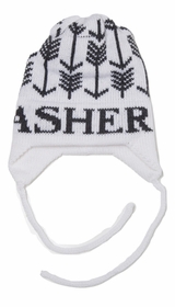 personalized arrows & arrows hat with earflaps
