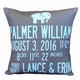 Personalized Baby Announcement Pillow