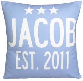 Personalized Baby Announcement Stars Pillows