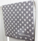 personalized baby blanket with grey stars