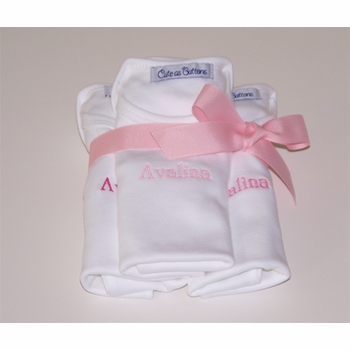 personalized baby bodysuits set of 3