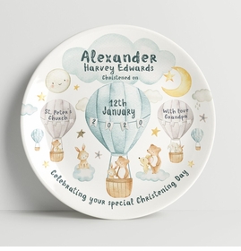 personalized baby boy plate