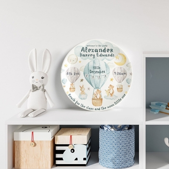 Personalized Baby Boy Plate