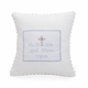 personalized baby christening pillow