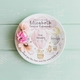 Personalized Baby Girl Plate - Hot Air Balloon