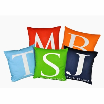 Personalized Baby Initial Pillow