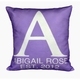 Personalized Baby Initial Pillow