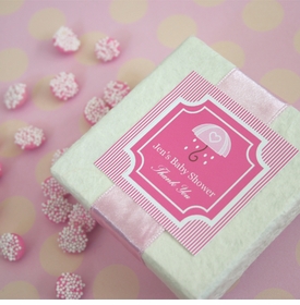 Personalized Baby Shower 2" Square Labels & Tags