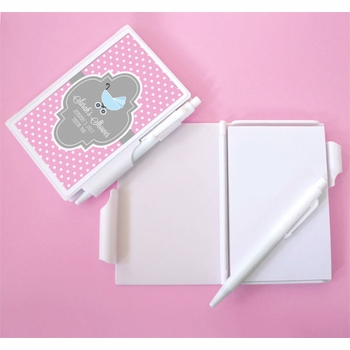 Personalized Baby Shower Notebook Favors