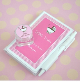 Personalized Baby Shower Notebook Favors