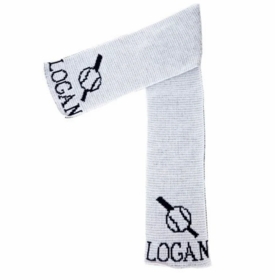 personalized baseball scarf