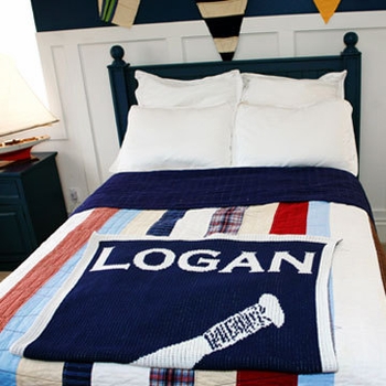 Personalized Baseball Theme Blanket