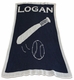 Personalized Baseball Theme Blanket